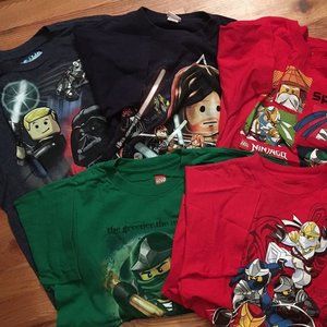 Various boys LEGO t-shirts